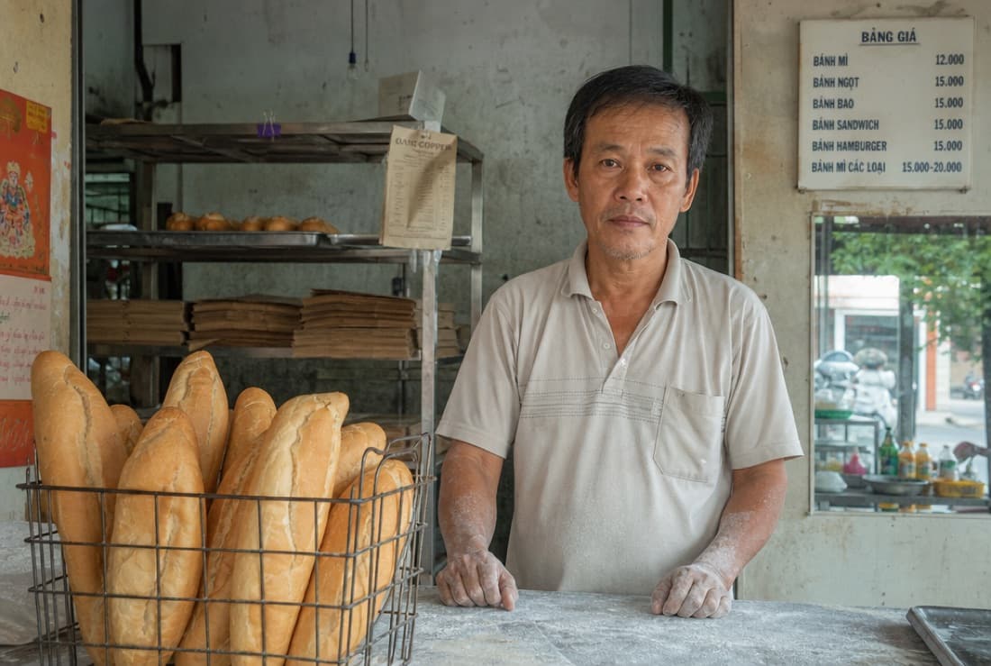 Anh Lành at Bánh Mì Ba Lành